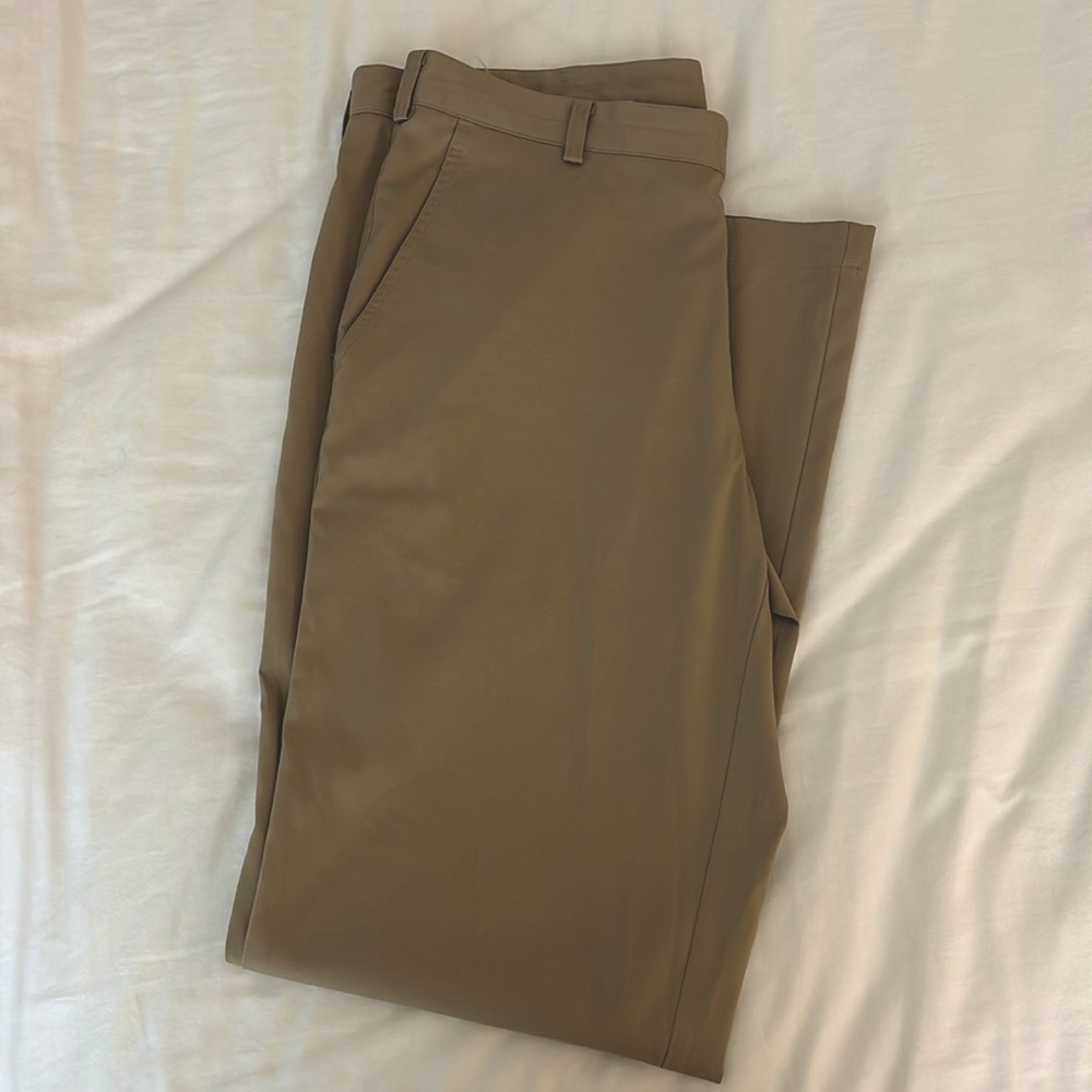 Khaki Nike Golf Dry-Fit Pants